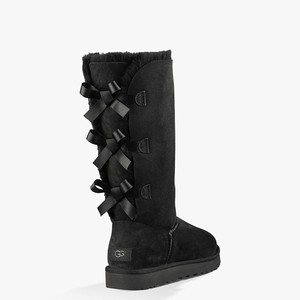 Ugg Bailey Bow Tall II Women Classic Boots Black (0385PBWSU)